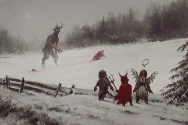 The amazing, endless battle between rural Eastern European partisan fighters, demons, mecha, and werewolves